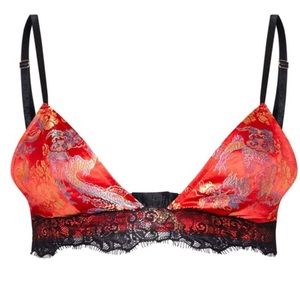 Red Oriental Jacquard Set/Co-Ord SIZE 0-2